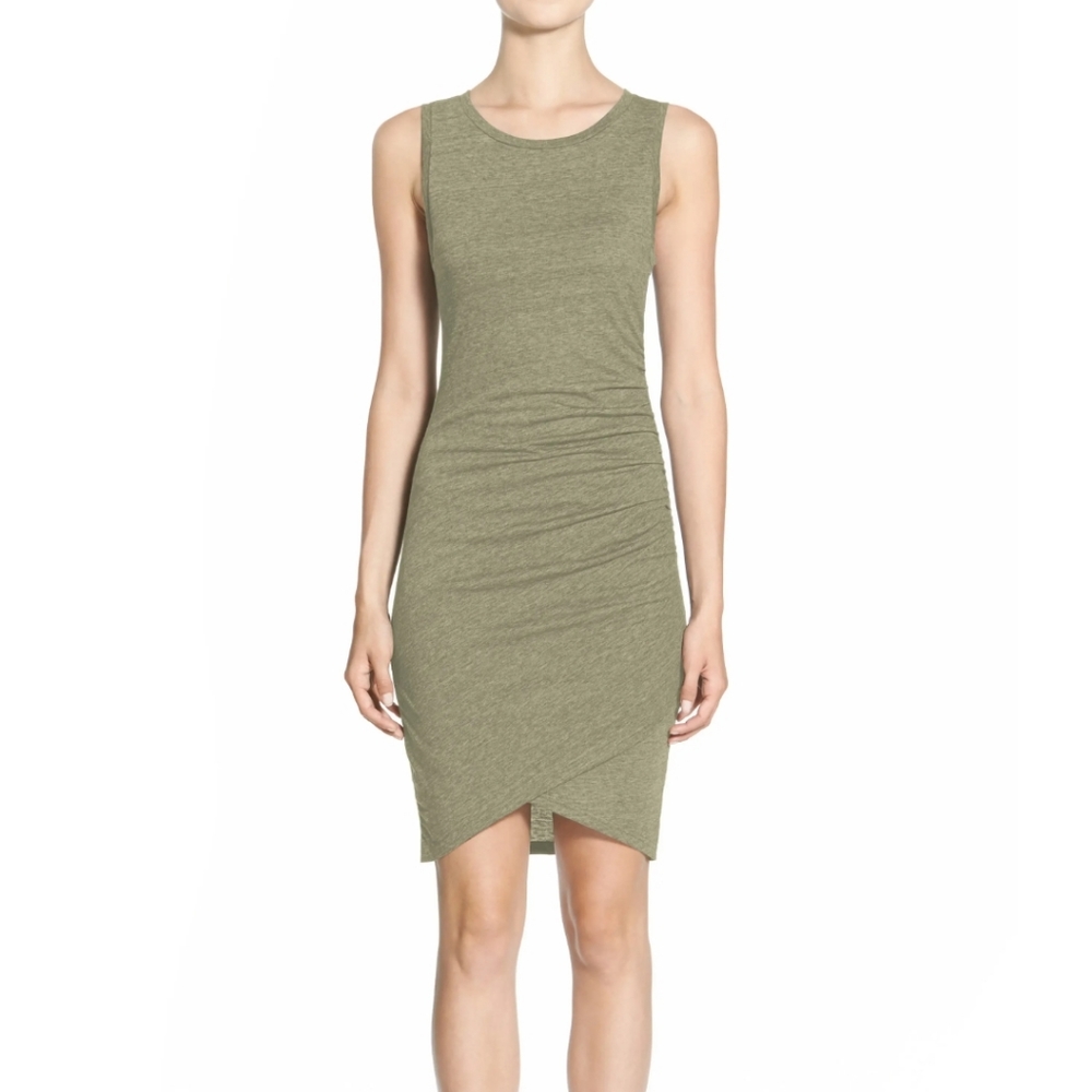 leith bodycon tank dress | Dresses | Leith Ruched Zimmermann Women's Valiant Button Smocked Blue Tencel Midi Dress Size:BOY-0-3 Months-FAMILY